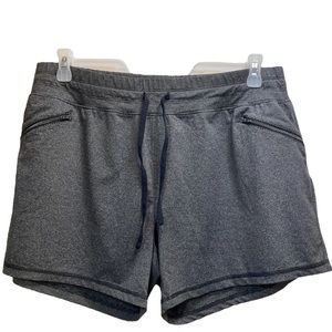 2 for $10💕| AVIA Workout Shorts | Soft Stretch Fabric with Zip Pockets Size XL